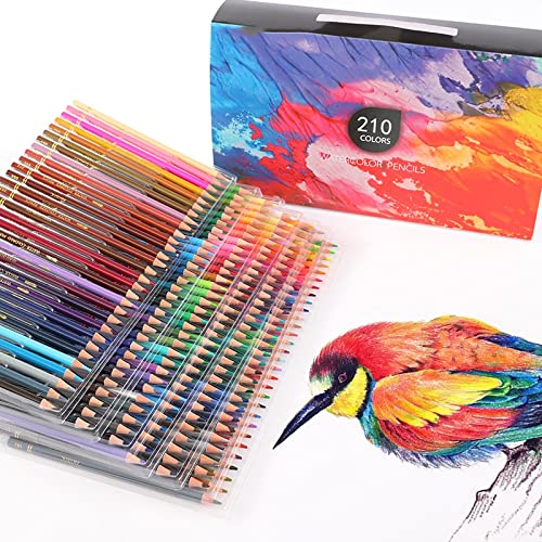 ZYQHMY 210Colors Watercolor Drawing Set Colored Pencils Artist Painting Sketching Wood Color Pencil School Art Supplies