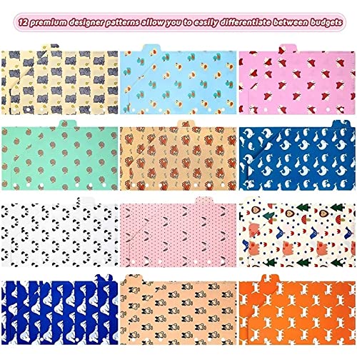 ONMYJFD 27 Pieces A6 Binder Cover Budget Envelopes System Budget Pockets for Planner Organizer
