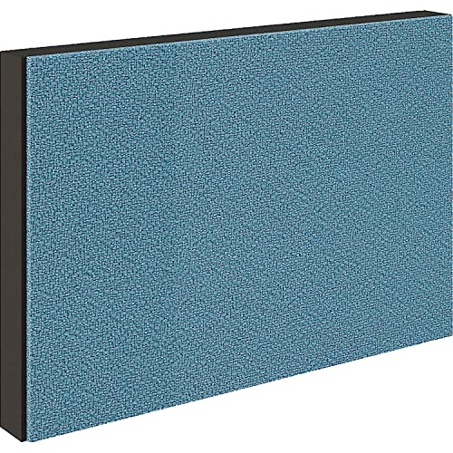 Global Industrial Modular Partition Stacking Panel with Fabric, 24" W x 16" H, Blue