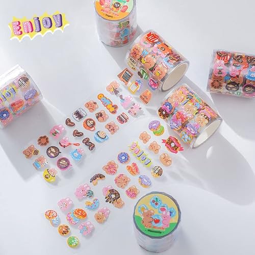 UOHLCX Masking Washi Tape Art Decorative Adhesive DIY Scrapbooking Sticker Label Stationery