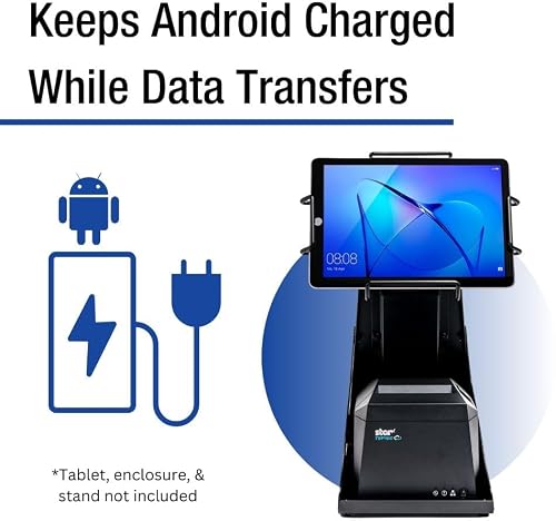 Star Micronics TSP143IVUE USB/Ethernet (LAN) Thermal Receipt Printer with Android Open Accessory (AOA), CloudPRNT, Cutter, and Internal Power Supply - White