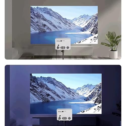 Projector Home Theater Bedroom Office Direct Projection Intelligent Voice TV Screen