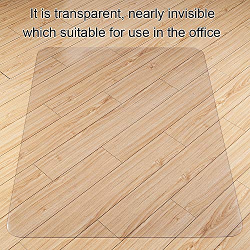 Kuyal Clear Chair mat for Hardwood Floor, 36 x 48 inches