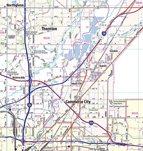 Greater Denver Metro Area (42" Wide by 52" high)