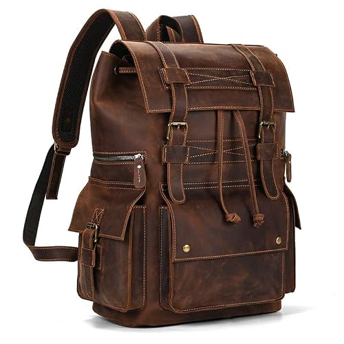 VCDUXMQLK Laptop LARGE Backpack Casual Bookbag Daypack Camping Travel Rucksack