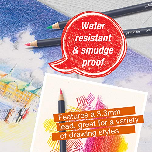 Faber-Castell Creative Studio Goldfaber Wooden Color Pencil Classpack - 144 Pencils in 12 Colors