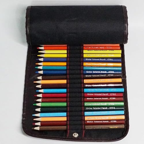 SIDUFHAOPKLL Water-soluble Colored Pencils 48-color Student Art Secret Garden Drawing Pen Set