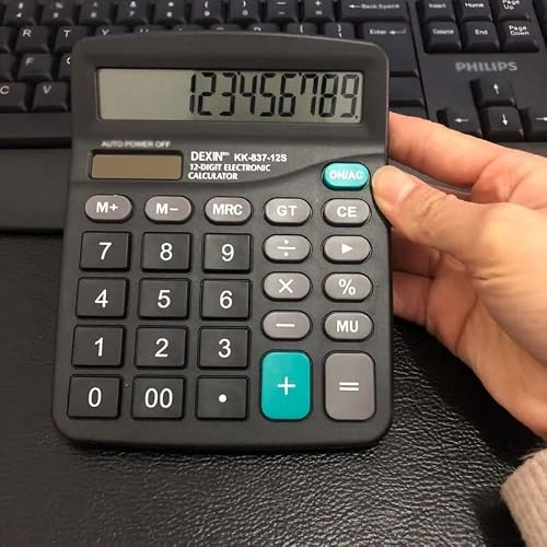 Calculator Office Supplies, Solar Calculator, Power Supply, 12 Bit Large Display Screen, Accounting Computer, Cross-Border Supply