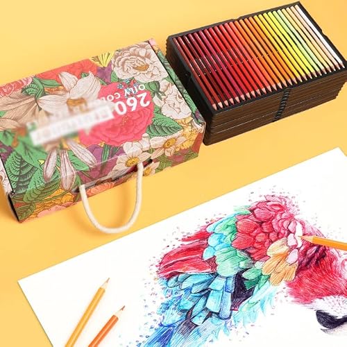 ZYQHMY Colors Professional Oil Color Pencils Set Sketch Coloured Colored Pencil For Draw Coloring School Art Supplies