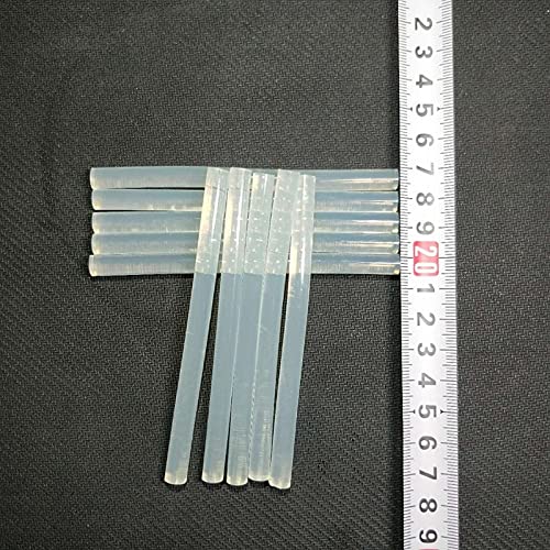 ZTBH Hot Melt Glue Sticks 100 Pcs Glue Gun for Hot Melt Glue Sticks, Glue Gun Below Craft Phone Case Album Accessories Melt Glue Stick (Length : 100mm)