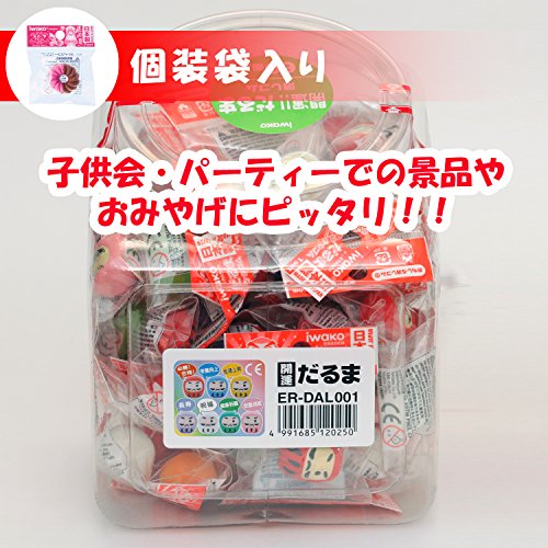 Iwako SCERDAL001 Good Luck Erasers, Pack of 60