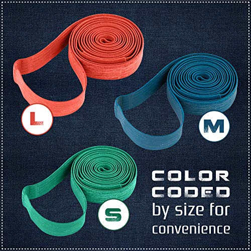 Kitchentoolz Moving Rubber Bands for Furniture & Moving Blankets - 12 Pack
