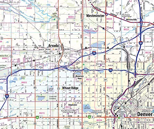 Greater Denver Metro Area (42" Wide by 52" high)