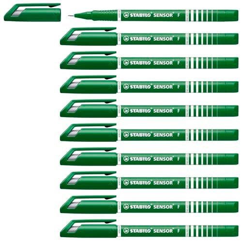 STABILO Sensor fine - Fineliner with Cushioned F-Tip