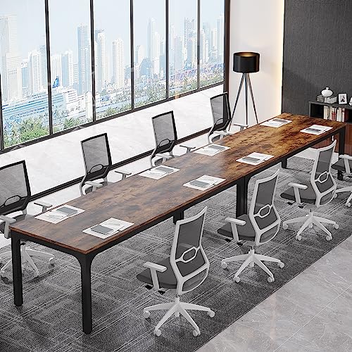 Tribesigns 6.5FT Conference Table, 78.7-Inch Rectangle Meeting Seminar Table, Large Business Tables for 6-8 People (Only Table)