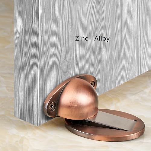 Zinc Alloy Invisible No Need for Drilling Silent Anti Collision Door Stop