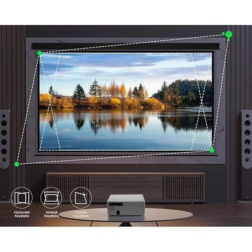 9500 Lumens Projector with 3+16G 4K Projectors Home Theater Cinema LED Smart
