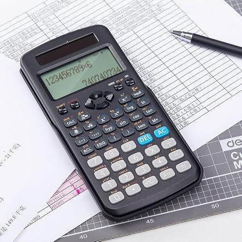 FMURY Scientific Calculator 417 Function Standard Engineer Calculators Middle High School Student Supplies Electronic Calcu