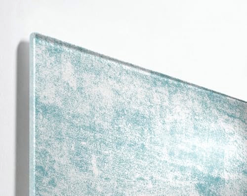 Sigel GL287 Premium Glass Magnetic Board, Matt Surface, 91 X 46 Cm, Easy Mounting, Turquoise - Artverum