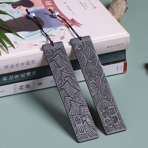 SEUOKMN China Wind Annual Meeting Gift Hollow Bookmark Box Personalized Set