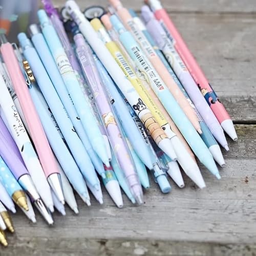 YWMLFZ 20Pcs/Set Mechanical Pencil 0.5mm/0.7mm/2.0mm Pencils Pen For Writing School Office Supplies Stationery(0.7mm)