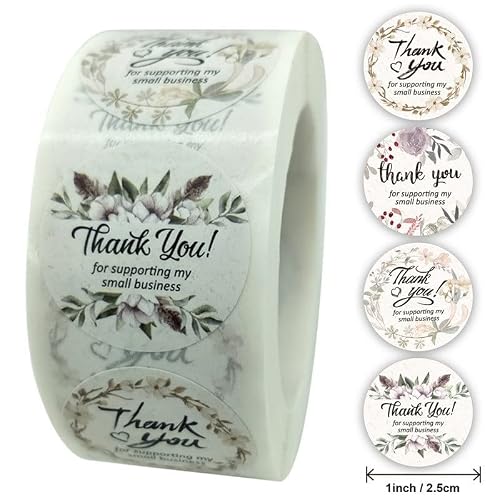 OBKSEB "Thank You Stickers Adhesive Labels Baking Wedding Decoration Birthday Party Sealing Sticker
