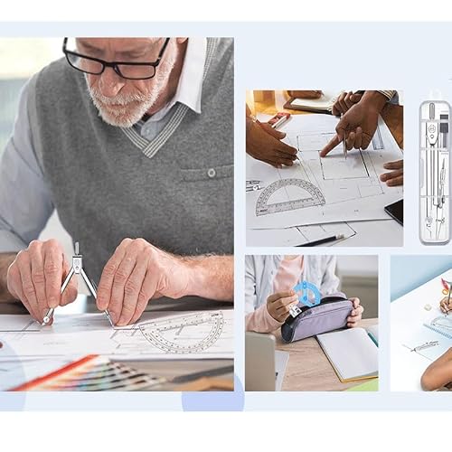 Alloy Multi Purpose Compass Geometry Teaching Equipment