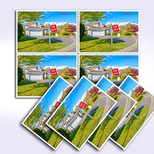 NextDayLabels Laser and Inkjet Printer Postcards, 8.5 x 11, 4 up Per Page