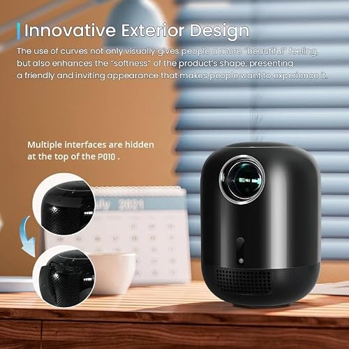 Smart Projector 200ANSI 4K 1080p Android Support 2.4G&5G Home Cinema Outdoor Portable Proyector
