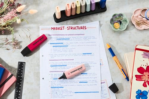 STABILO BOSS Original NatureCOLORS Wildflower Edition - Highlighter - Desk Set - Assorted Colors