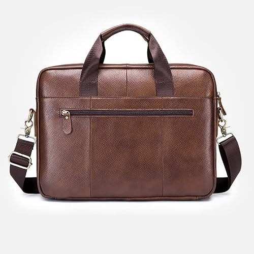 Briefcase Can Be Used For Laptop Leather Shoulder Messenger Bag For Office Tote