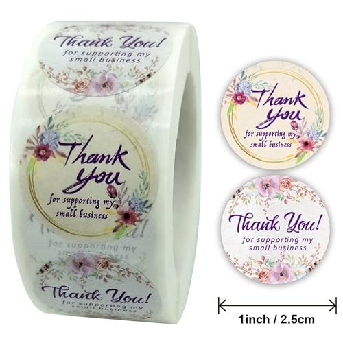 OBKSEB "Thank You Stickers Adhesive Labels Baking Wedding Decoration Birthday Party Sealing Sticker