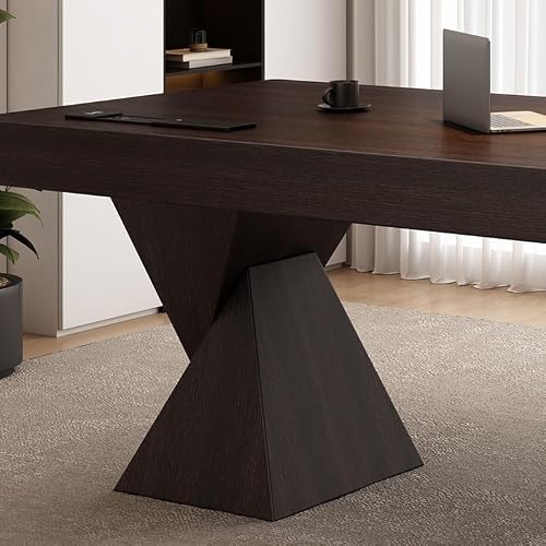 LINKIO Home Office Desks Acrylic Solid Wood Desk Home Boss Desk Sofa Back Long Desk Computer Table Desk(160x70x75cm)