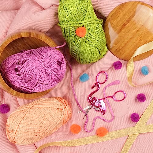 JubileeYarn Flamingo Craft Embroidery Scissors - Pink - 30 Pairs