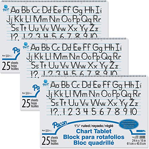 Pacon 1.5" Ruled Manuscript Chart Tablet - 24x16 74720