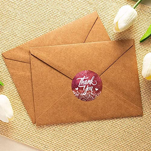 MVNOIRE Roll of Thank You Sealing Stickers Envelope Decoration