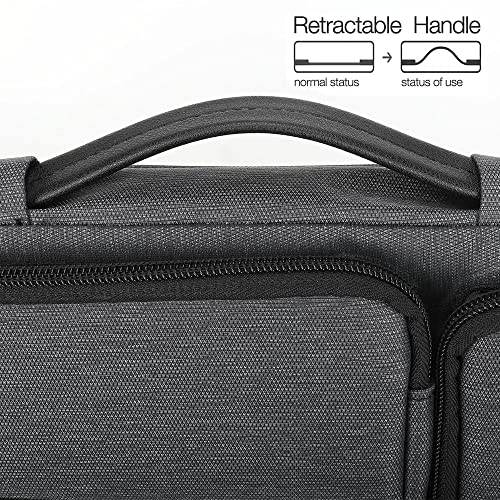 LLLSSS Laptop Hand Bag Waterproof Table PC Sleeve Notebook Briefcase with Mouse Cable Phone Pen Holder Pocket Pouch(13.3-inch)