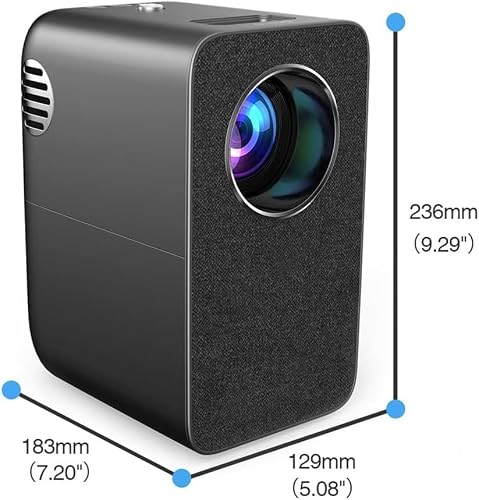 PATINS Home Projector Full HD 720P Native Resolution Projector Home Theater Video LED Projector Phone