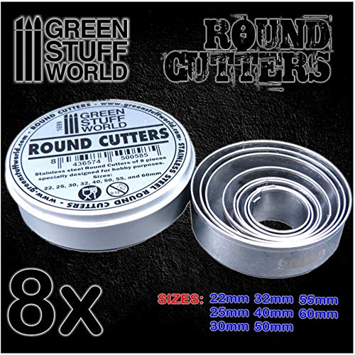Green staff World Round-Type Base Cut Out for for The Circular Cutter Miniature Tool GSWD-1699