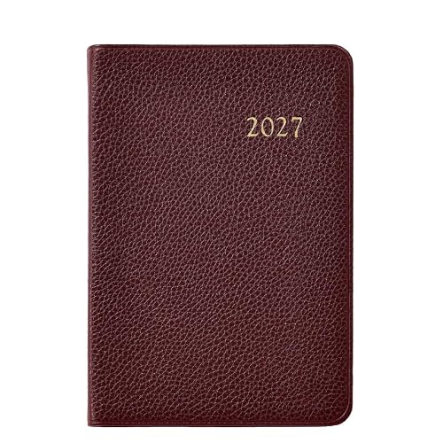 Graphic Image 2027 Daily Journal - Pebble Grain Leather Bound - USA