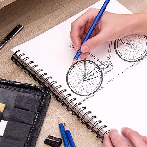 SIDUFHAOPKLL 95 Pieces Of Colored Pencil Set Professional Art Drawing Tools Sketching Pens