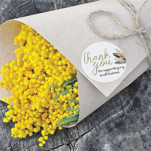 OBKSEB Seal Sticker Thank You for Handcrafts Decorative Label