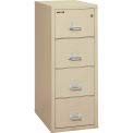 FireKing Fireproof 4 Drawer Vertical File Cabinet 4-2131/CPA, Legal Size