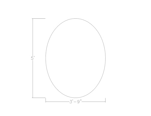 SKUTCHI DESIGNS INC. Standing Height Oval Breakroom Table | Harmony Series | 43" H x 45" W x 60" L | Maple/Silver Base