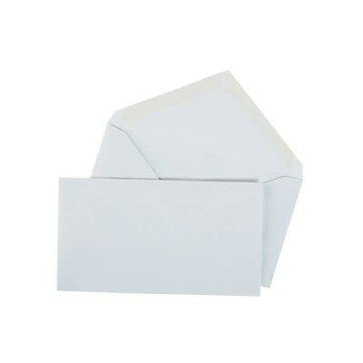 #6-3/4 White Wove V-Flap Envelopes, 3-3/5" W x 6-1/2" L, 24lb. - 5,000 Pack
