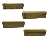 Konica Minolta Bizhub C552 C652, TN-613K TN-613C TN-613M TN-613Y OEM Toner Cartridge Set (Black, Cyan, Magenta, Yellow)