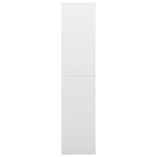 GaRcan Locker Cabinet White 90x40x180 cm Steel