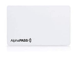 Same Day Custom Programmed AlphaPass PVC Proximity Card for Access Control. Replaces HID 1386 ISOProx II Cards. Standard 26 bit H10301 Format. Choose Your Facility Code & Range. (100 Pack)