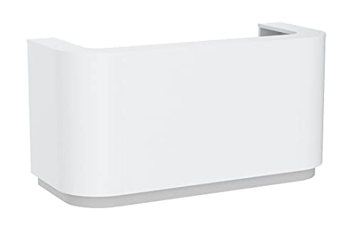 KANSOLE Modern White Reception Desk