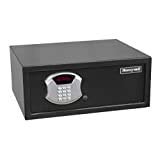Honeywell Safes & Door Locks - 5105 Low Profile Steel Security Safe with Hotel-Style Digital Lock, 1.14-Cubic Feet, Black